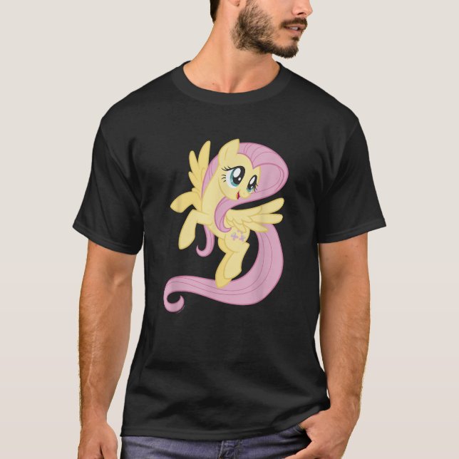 Min lilla Vänskap är Magic Big Fluttershy T Shirt (Framsida)