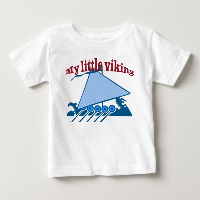 Min lilla Viking Baby T Shirt (Framsida)
