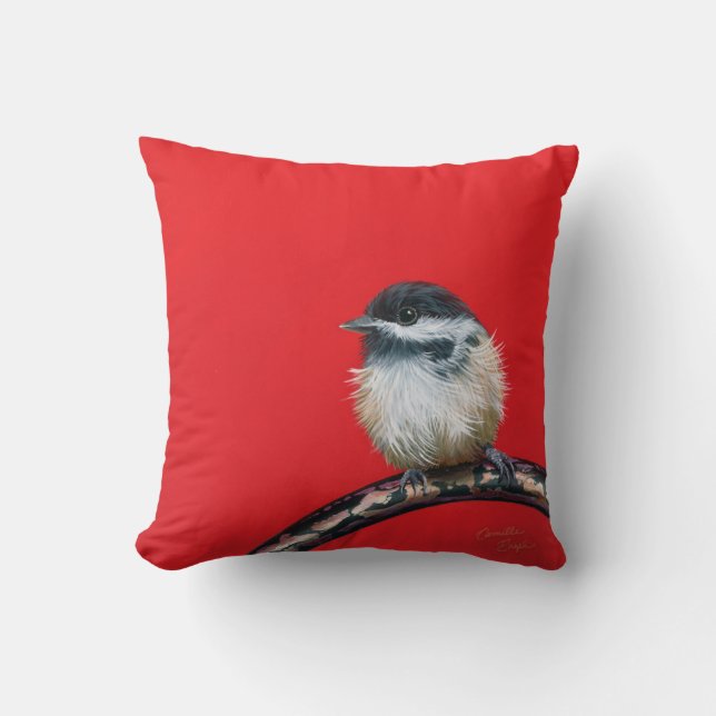 "Min lite Chickadee 2", Kudde (Framsida)