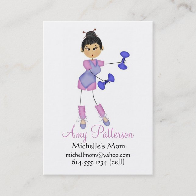 Min lite framtida vård- instruktörmammakort (Framsida)