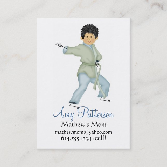 Min lite Karatemammakort (Framsida)