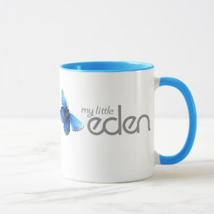 min lite mugg för eden blåttfjäril