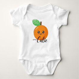 Min LITTLE Cutie Clementine Orange Baby T Shirt