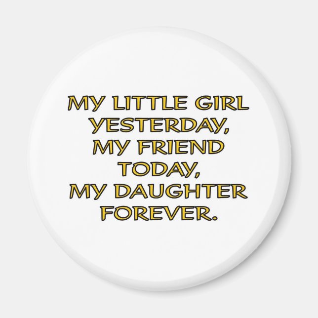 MIN LITTLE GIRL MAGNET (Framsidan)