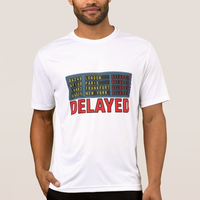 Min livs historia försenad resa t shirt (Framsida)
