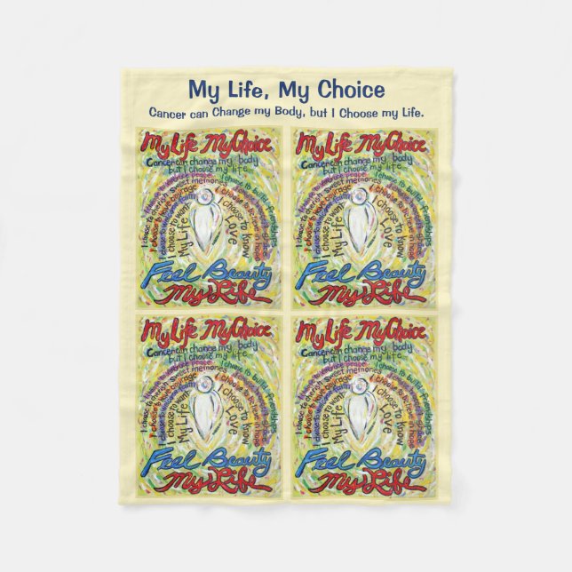Min livs-valscancer - Angel Soft Fleece Blankets (Framsidan)
