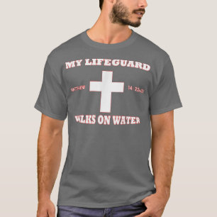 Min livvakt går på Vatten-Noveltyn Jesus T Shirt