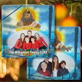 Min ljusfamilj 0916 julgransprydnad keramik