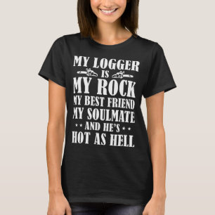 min logger är min sten min bästa vänt-skjortor t shirt