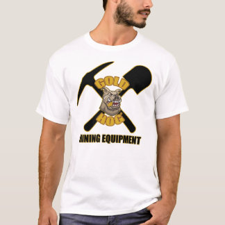 Min logotyp grundläggande T för guld- Hog Tee Shirt