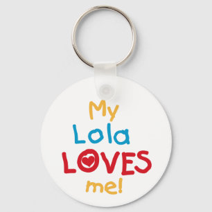 Min Lola Kärlek Me T-shirts och presenter Nyckelring