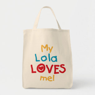 Min Lola Kärlek Me T-shirts och presenter Tygkasse