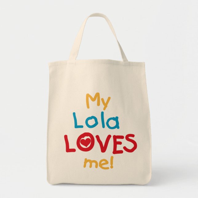Min Lola Kärlek Me T-shirts och presenter Tygkasse (Framsidan)