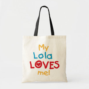 Min Lola Kärlek Me T-shirts och presenter Tygkasse