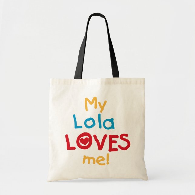 Min Lola Kärlek Me T-shirts och presenter Tygkasse (Framsidan)