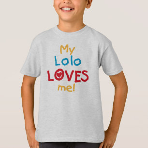 Min Lolo Kärlek Me T-shirts och presenter