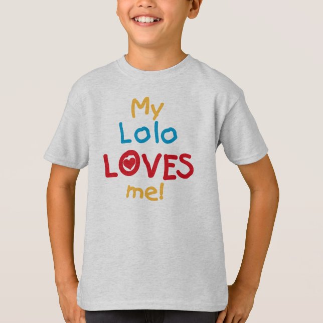 Min Lolo Kärlek Me T-shirts och presenter (Framsida)