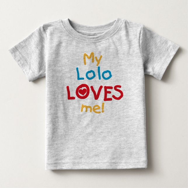 Min Lolo Kärlek Me T-shirts och presenter (Framsida)