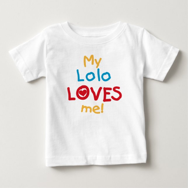Min Lolo Kärlek Me T-shirts och presenter (Framsida)