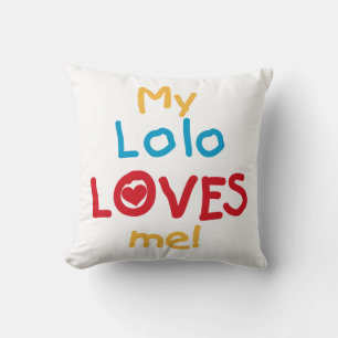 Min Lolo Kärlek Me T-shirts och presenter Kudde