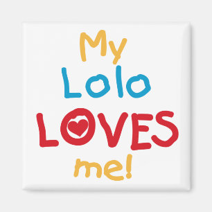 Min Lolo Kärlek Me T-shirts och presenter Magnet