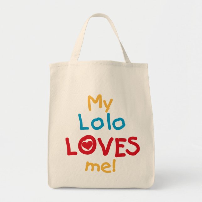 Min Lolo Kärlek Me T-shirts och presenter Tygkasse (Framsidan)