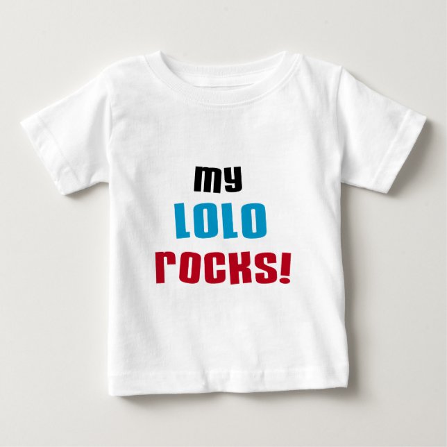 Min Lolo Sten T-shirts och presenter (Framsida)