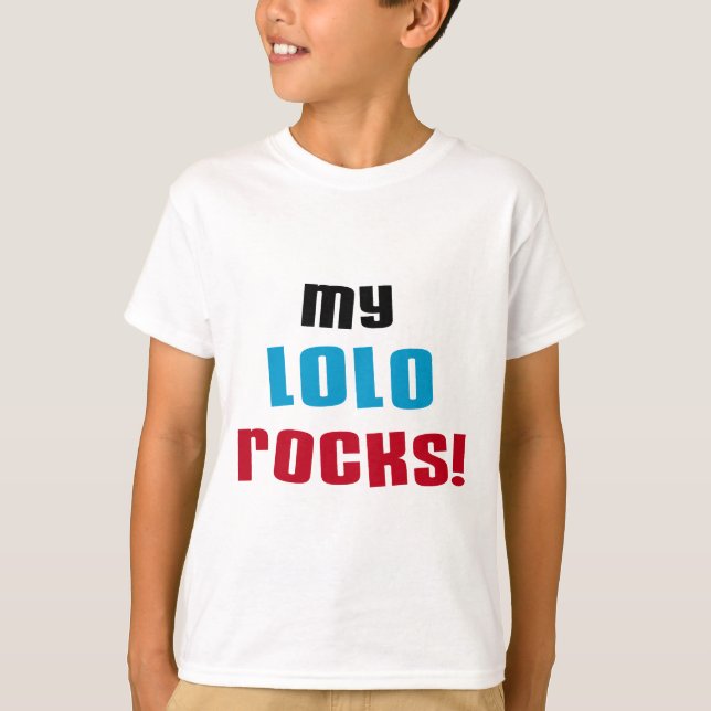 Min Lolo Sten T-shirts och presenter (Framsida)