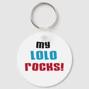 Min Lolo Sten T-shirts och presenter Nyckelring