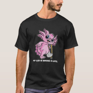 Min löv är Fattig-O-lotl - Axolotl med brutet lög T Shirt