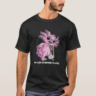 Min löv är Fattig-O-lotl - Axolotl med brutet lög T Shirt