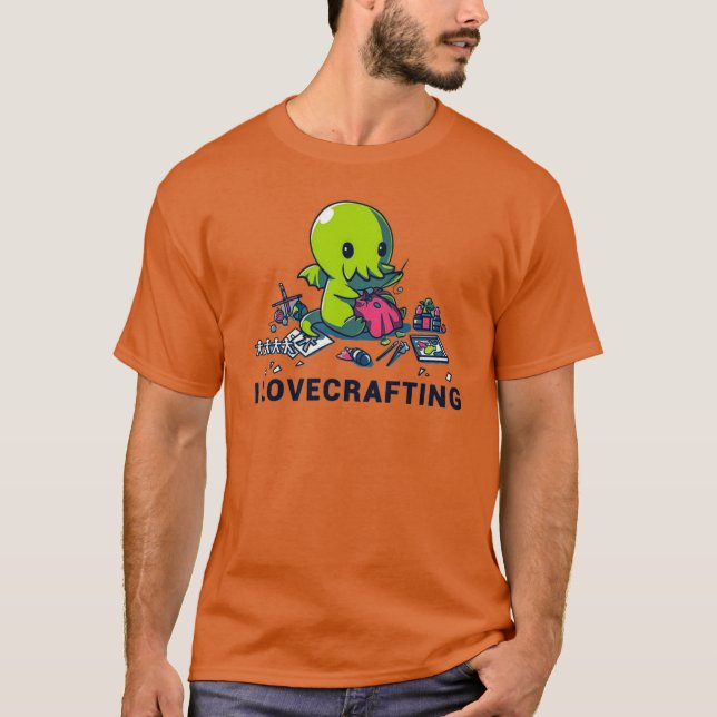 Min Lovecrafting-vän T Shirt (Framsida)