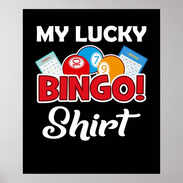 Min Lucky Bingo - Funny Bingo Player Poster (Framsidan)
