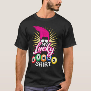 Min Lucky Bingo Rosa Trollhår Spelande Bingo Spel T Shirt