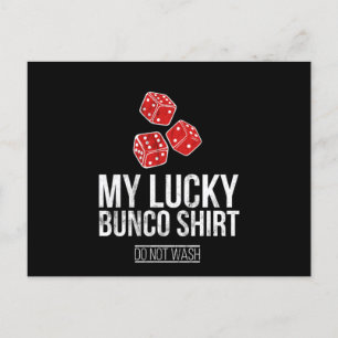 Min Lucky Bunco Funny Bunco Tvättar inte Vykort