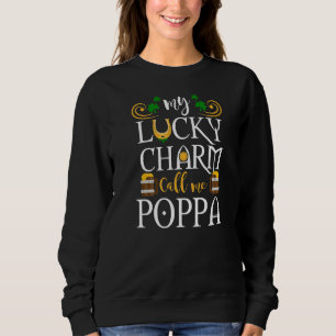 Min Lucky Charms kallar mig Poppa Funny St Patrick T Shirt