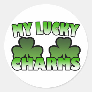 Min Lucky Charms Sticker Runt Klistermärke