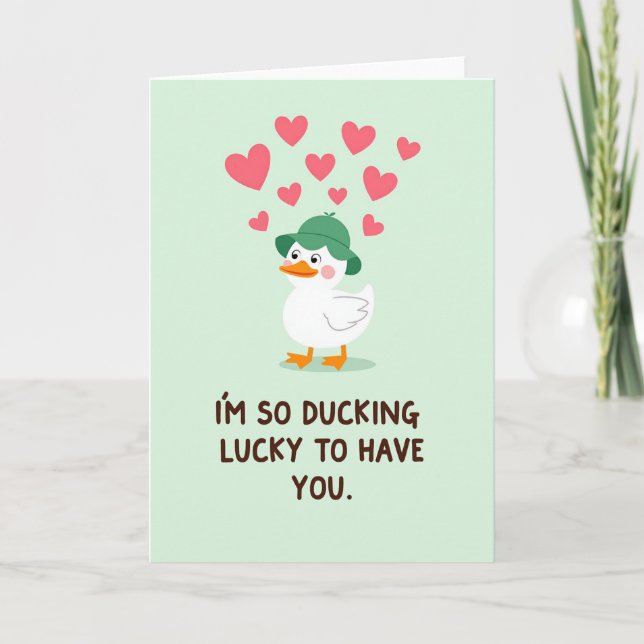 Min Lucky Duck-kort Kort (Framsida)