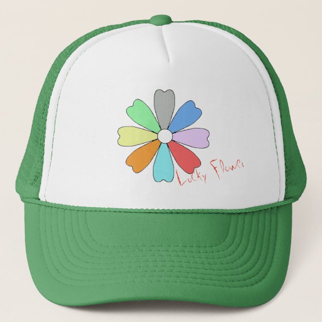 Min lucky Flower Hat / Cap Keps (Framsida)