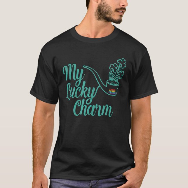 Min Lucky LGBT Charm Klöver - ger HBT-stöd till St T Shirt (Framsida)
