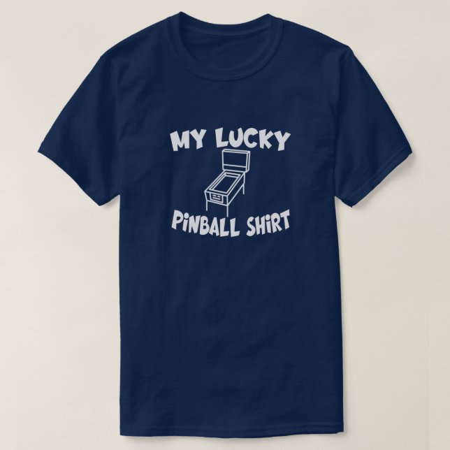 Min Lucky Pinball Shirt T Shirt (Design framsida)