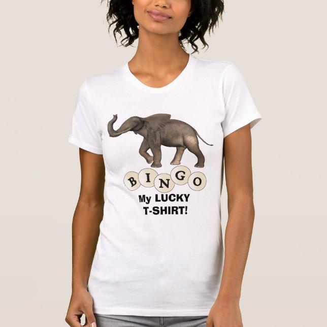 Min LUCKY T-SHIRT! Tee Shirt (Framsida)