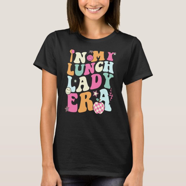 Min Lunch Dam Era Checkerboard School Cafeteria Ch T Shirt (Framsida)