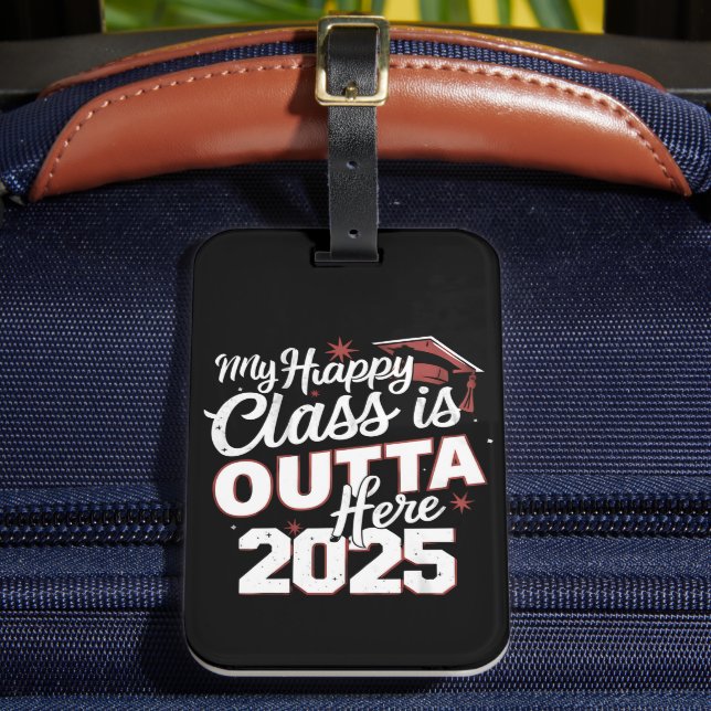 Min Lycklig-klass är här 2025: Högre Student Bagagebricka (Framsida Insitu 2)