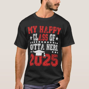 Min Lycklig-klass ligger här 2025-2025-2010 Studen T Shirt