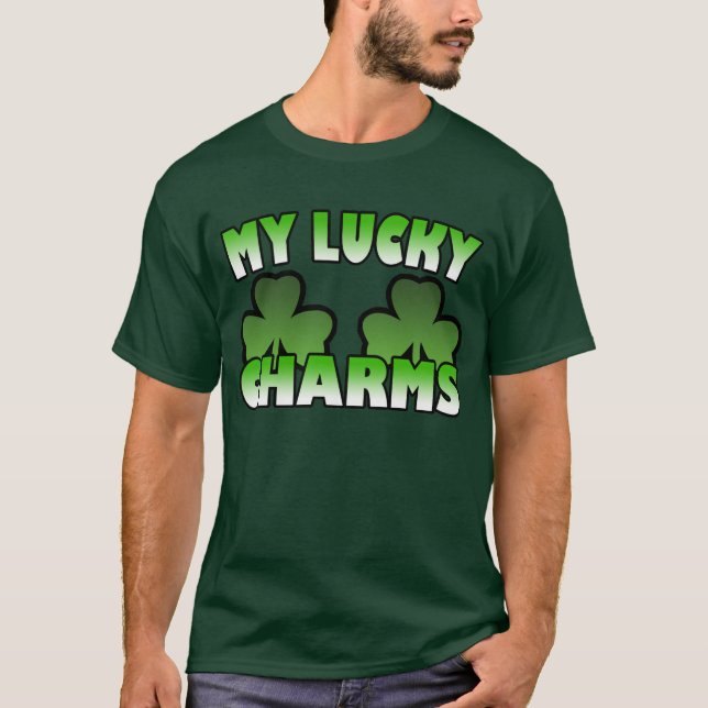 Min lyckliga berlockkvinna T-tröja Tee Shirt (Framsida)