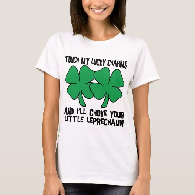 Min lyckliga berlockT-tröja Tee Shirt (Framsida)