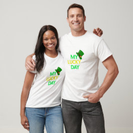 Min lyckliga dagskjorta, perfekt till St. Patrick' T Shirt