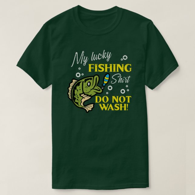 MIN LYCKLIGA FISKEKJORTA T SHIRT (Design framsida)