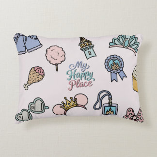 Min Lyckliga Plats Whimsical Temapark Semester Iko Prydnadskudde